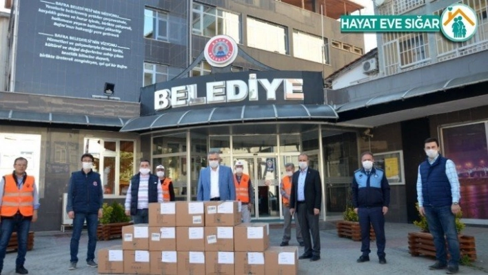 Hayırsever iş adamından Bafra Belediyesine 30 bin adet maske