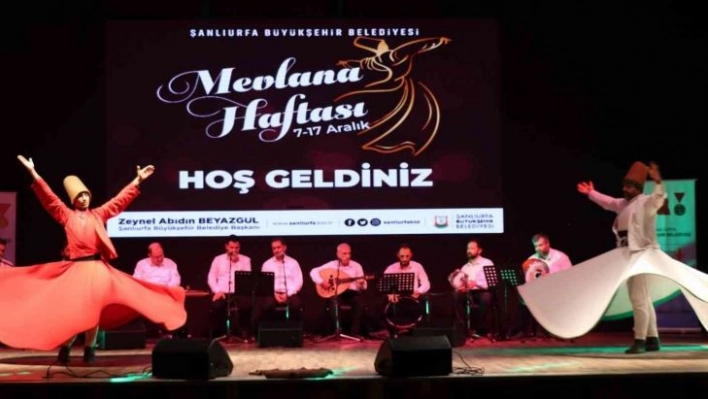 Hz. Mevlana Şanlıurfa'da anıldı