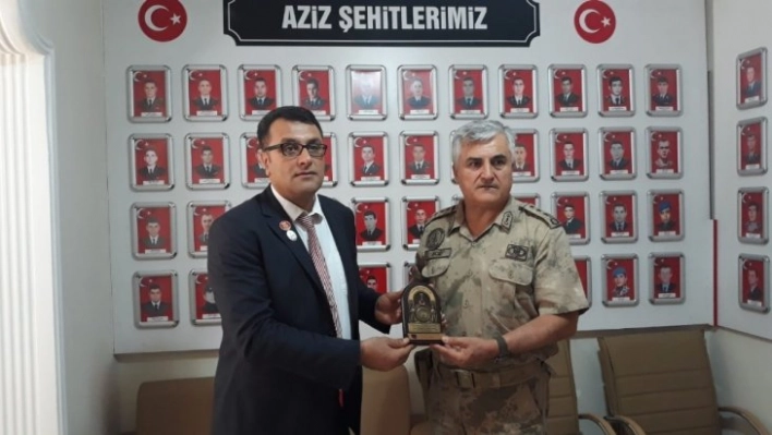 İl Jandarma Komutanı İnce'den, gazilere ziyaret