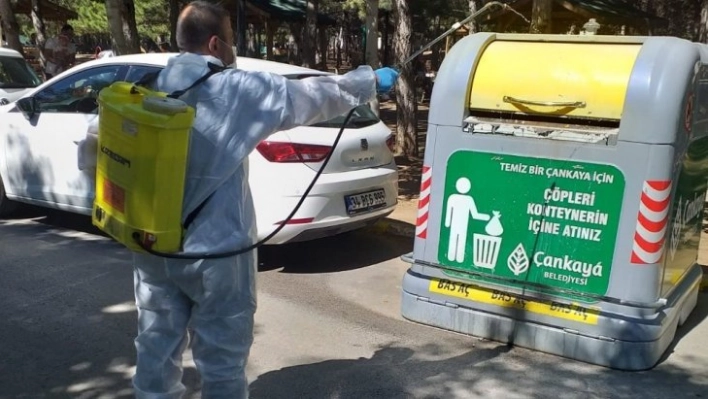 İlaçlama ekipleri iş başında