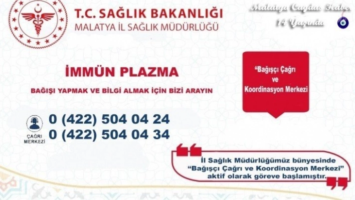 İmmün plazma için merkez oluşturuldu