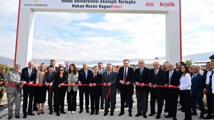 İnönü Üniversitesi Ekolojik Yerleşkesinde Vagonevlerin Açılışı Gerçekleşti.