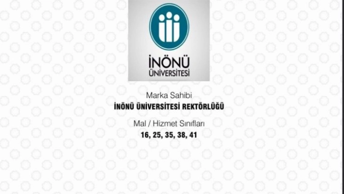 İnönü Üniversitesi'ne 'Marka Tescil Belgesi'