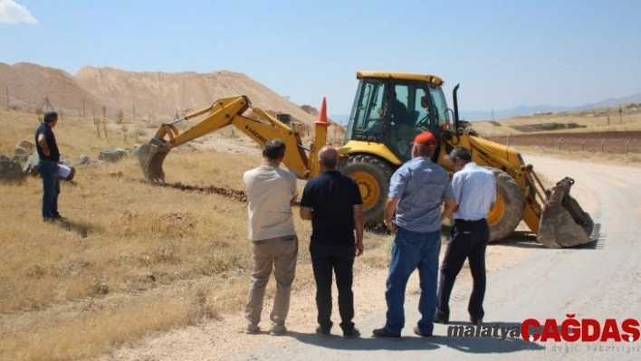 İş makineleri, yol çalışması için değil sınav için çalıştı