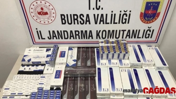 Jandarma ekiplerinden kaçak sigara operasyonu