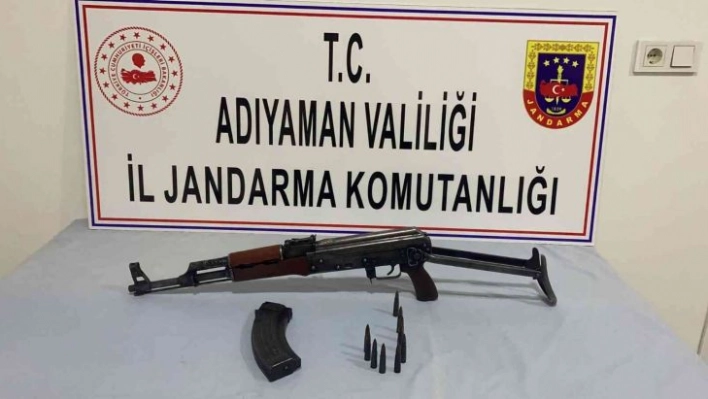 Jandarma kaleşnikof tüfek ele geçirdi