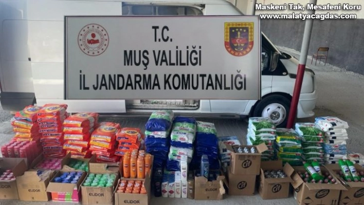 Jandarmadan sahte temizlik malzemesi operasyonu