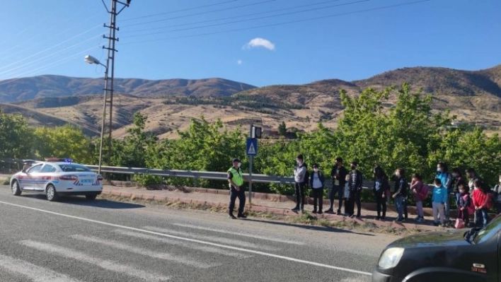 Jandarmadan yaya önceliği denetimi