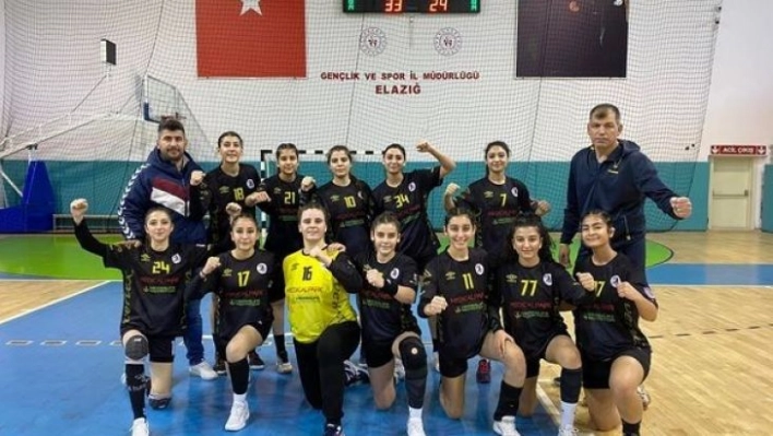 Kadınlar Hentbol 1. Lig: Elazığ SYSK: 33 - Kızıltepe Spor Lisesi SK: 24