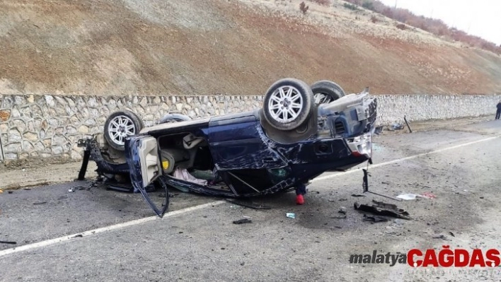 Kahramanmaraş'ta otomobil takla attı: 1 ölü, 1 yaralı