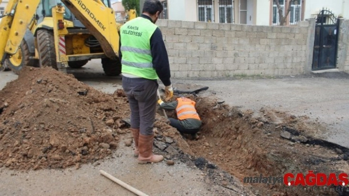 Kahta Belediyesi kış hazırlıklarına devam ediyor