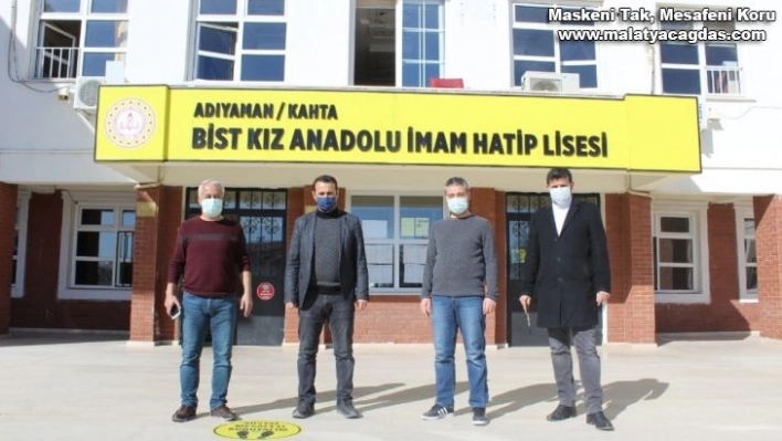 Kahta'daki okullar yüz yüze eğitime hazır