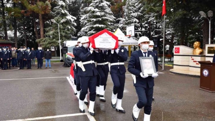 Kalp krizi sonucu şehit olan komiser yardımcısının cenazesi Kilis'e uğurlandı