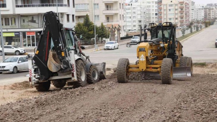 Karaköprü'de üst yapı çalışmaları sürüyor