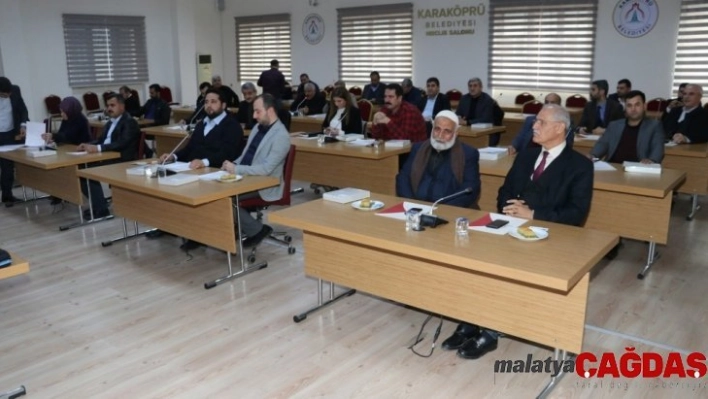 Karaköprü'de yılın ilk meclis toplantısı yapıldı