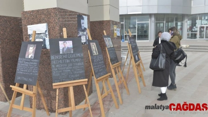 Karaman'da şehit öğretmenler fotoğraf sergisi