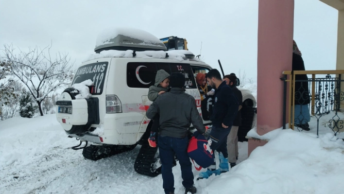 Paletli ambulans hayat kurtarıyor