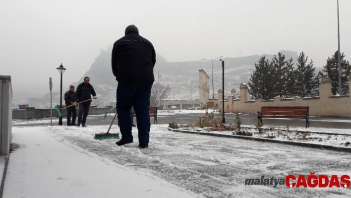 Kars'ta kar manzaraları