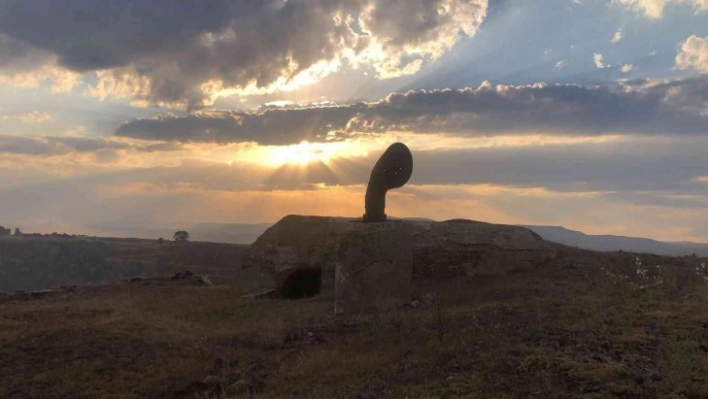 Kars'tan gün batımı manzaraları