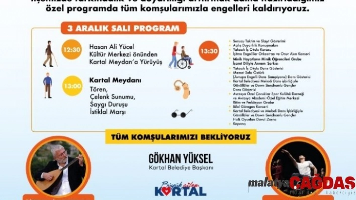 Kartal Belediyesi'nden engelsiz yaşam festivali