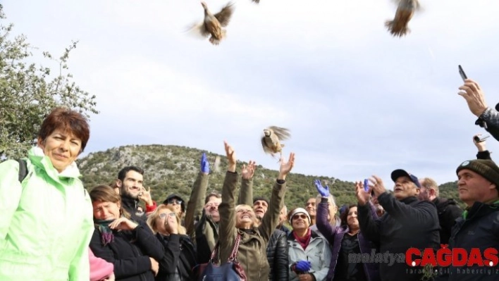 Kaş'ta 'Topçu Yolu Yürüyüşü'