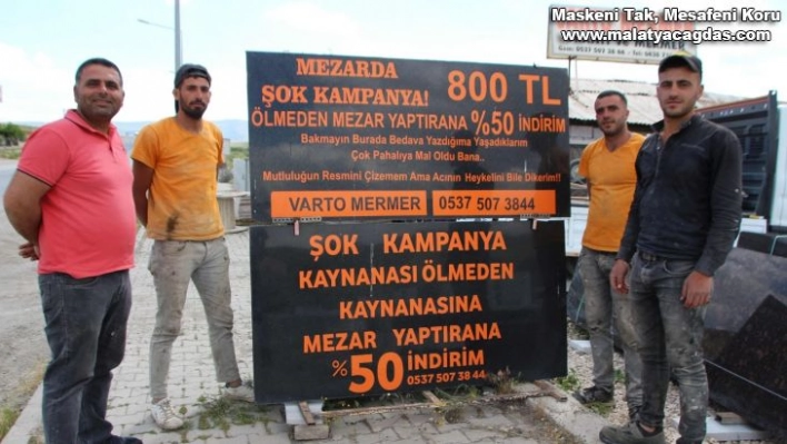 Kaynanası ölmeden mezarını yaptırana yüzde 50 indirim