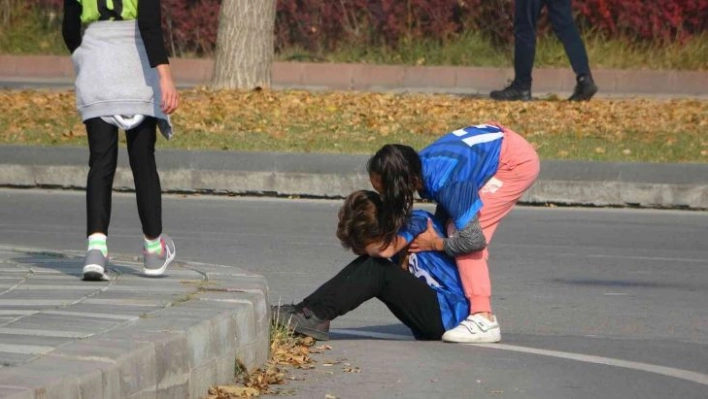 Kayseri'de ağlatan koşu