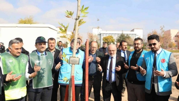 KAYÜ Develi Seyrani Kampüsünde Ağaçlandırma Çalışması Yapıldı