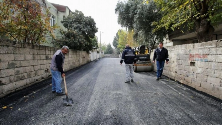 Kendi ürettiği asfaltı kullanmaya başladı