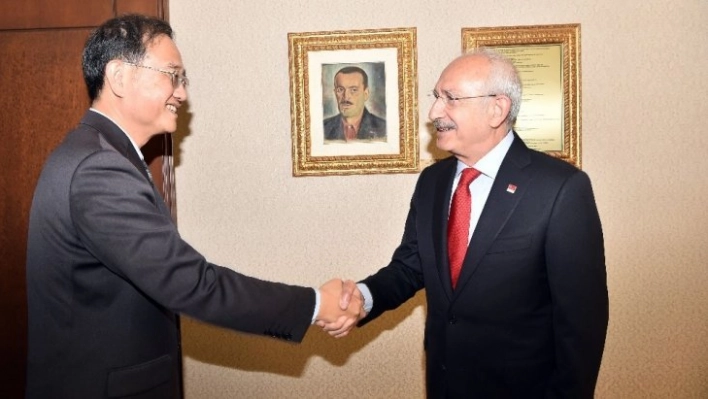 Kılıçdaroğlu, Çin Büyükelçisini kabul etti