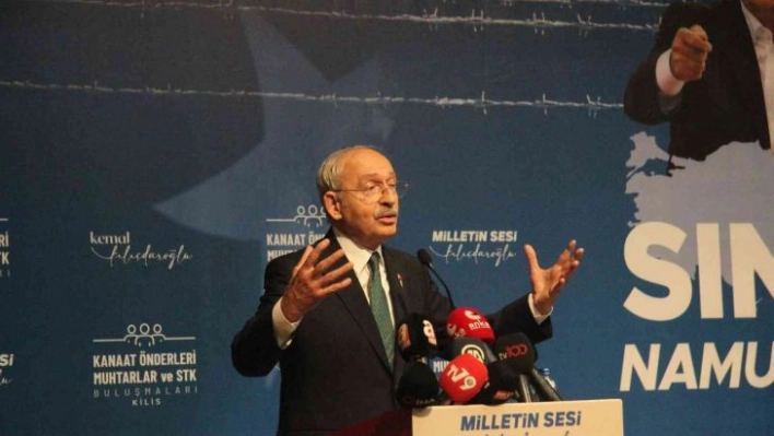 Kılıçdaroğlu, STK temsilcileri, muhtarlar ve kanaat önderleriyle buluştu