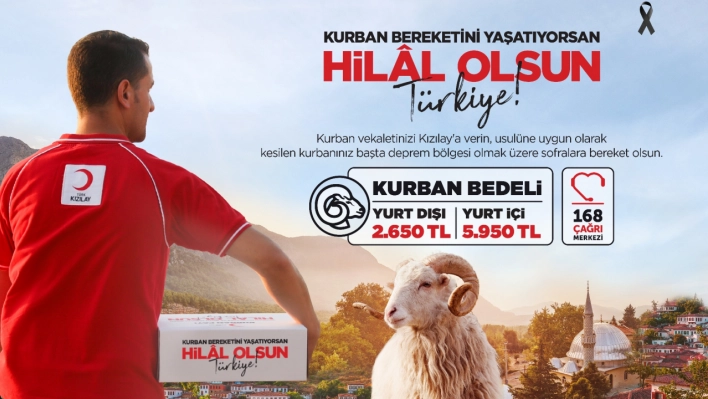 Kızılay Kurban Vekâleti Bedellerini Açıkladı