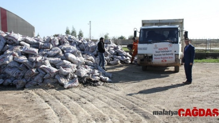 Kızıltepe'de kömür dağıtımı