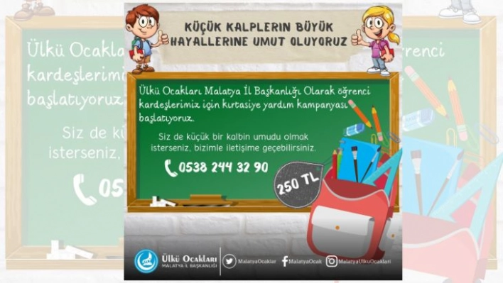 Küçük Kalplerin Büyük Hayallerine Umut Oluyoruz