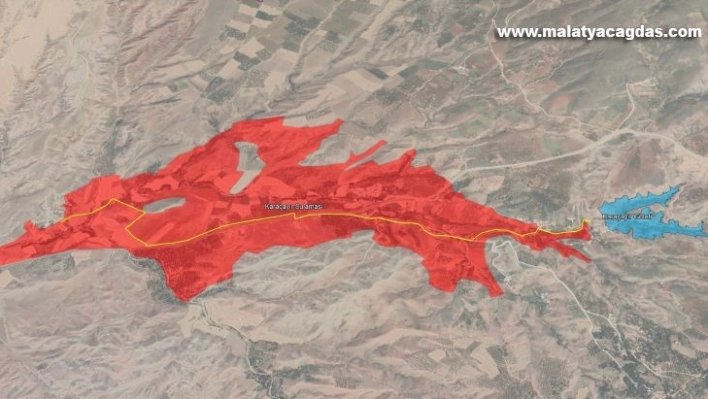 Kuluncak'ta 2 bin 870 dekar arazi suya kavuşacak