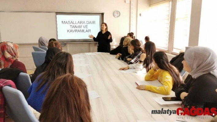 Lise öğrencilerine 'Masal ve Hikaye Anlatıcılığı' eğitimi