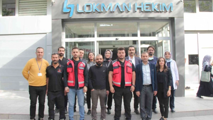 Lokman Hekim Van Hastanesinde yangın tatbikatı