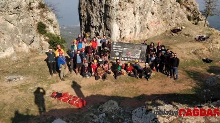 Mağaracılardan kayalıklarda kurtarma çalıştayı