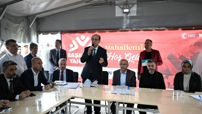 Mahalle Sakinleri 'Başkanım Yanımda' Toplantısına Yoğun İlgi Gösterdi