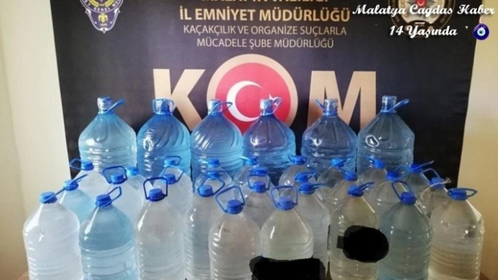 269 litre sahte içki ele geçirildi