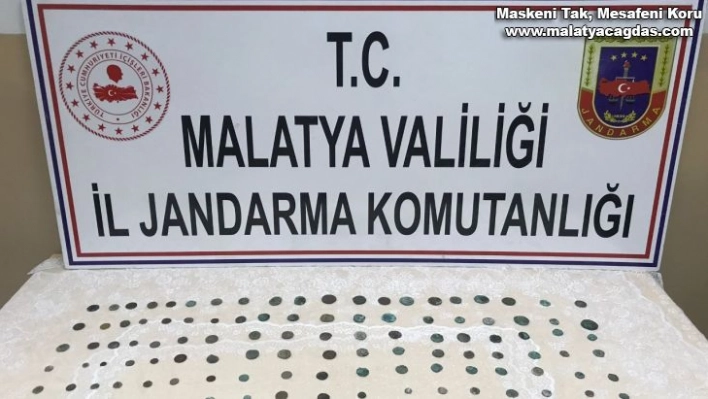 Malatya'da gümüş sikke ele geçirildi