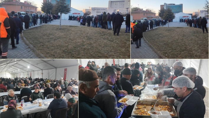 Malatya'da iftar çadırlarına yoğun ilgi