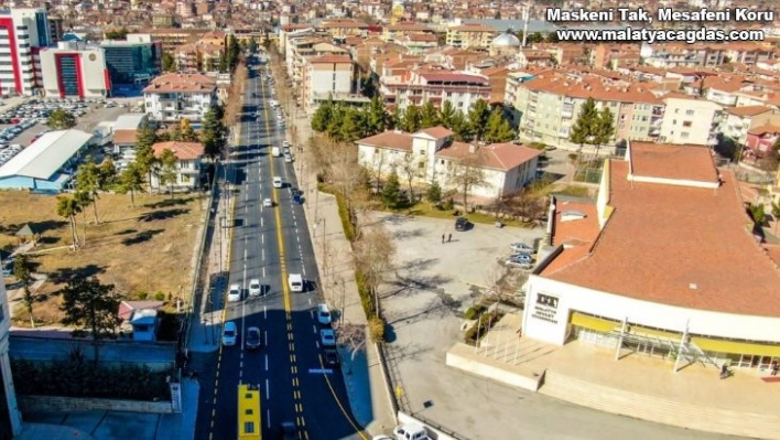 Malatya'da İstasyon Caddesi yenilendi