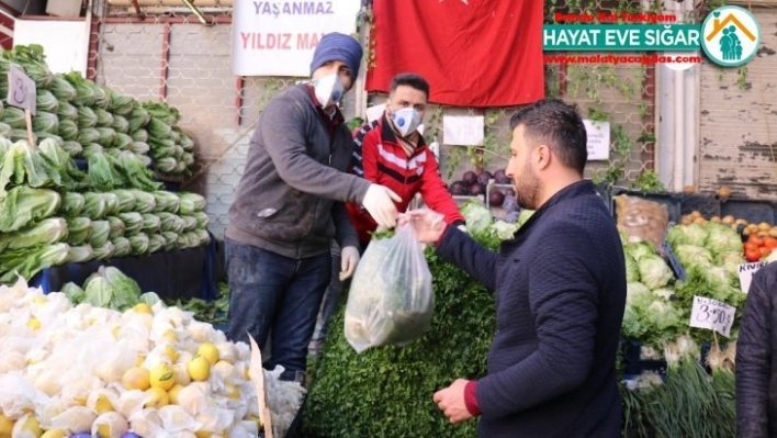 Malatya'da pazar yerlerinde ek tedbirler