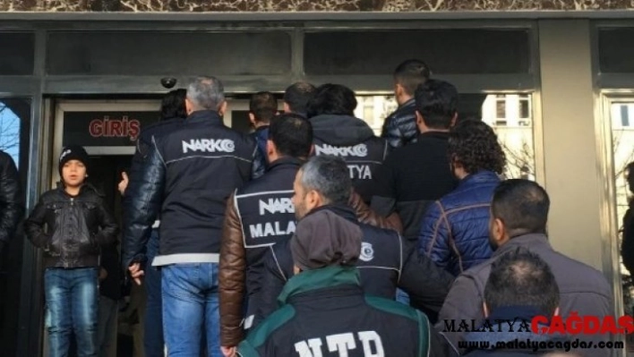 Malatya'da uyuşturucu operasyonu: 9 gözaltı