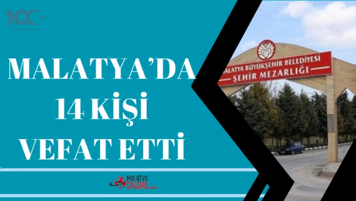 Malatya'da Vefat Edenler