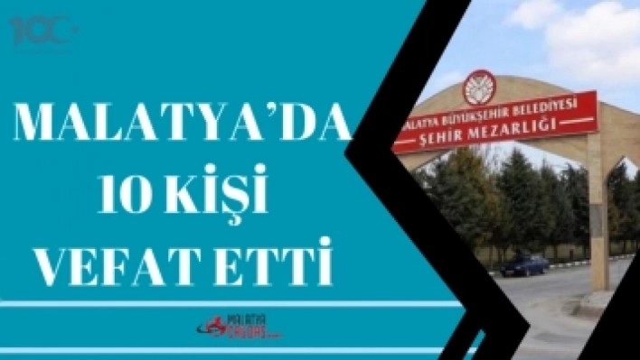 Malatya'da Vefat Edenler