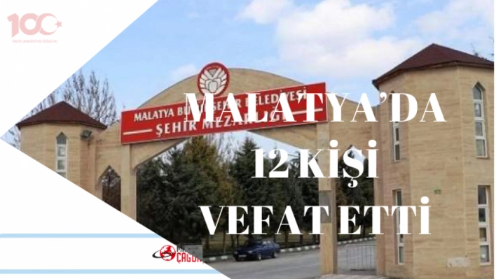 Malatya'da Vefat Edenler