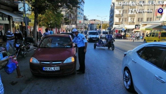 Zabıta ekiplerinden trafik denetimi