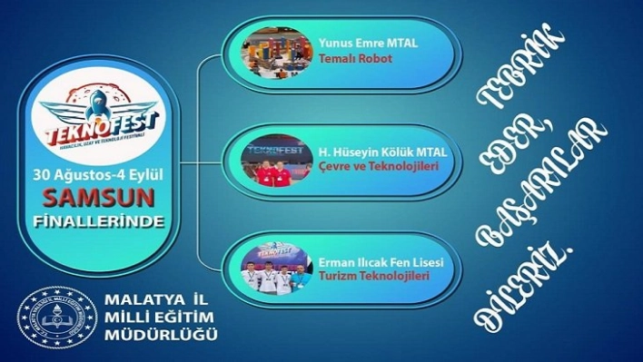 Malatya Teknofest'te iddialı